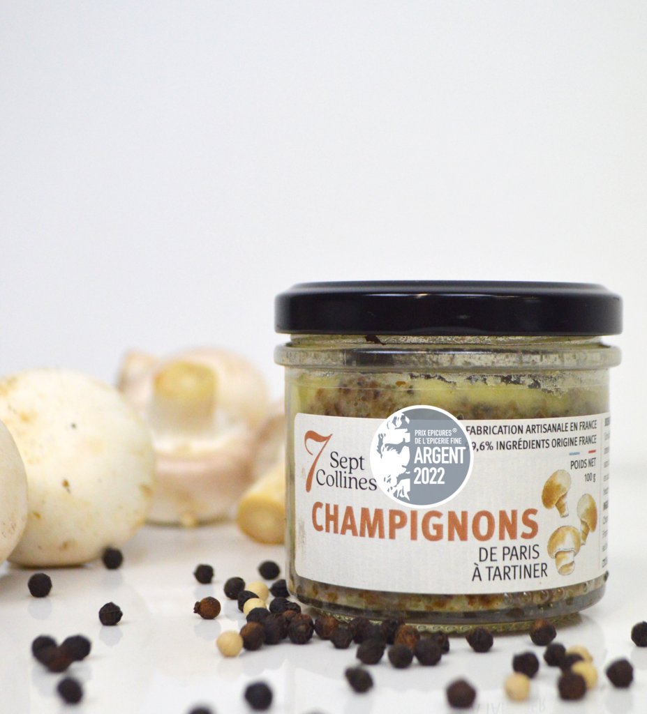 CHAMPIGNONS DE PARIS À TARTINER 7 COLLINES 100G