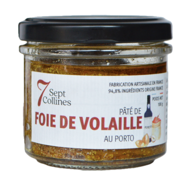 FOIE DE VOLAILLE AU PORTO 7 COLLINES 100G