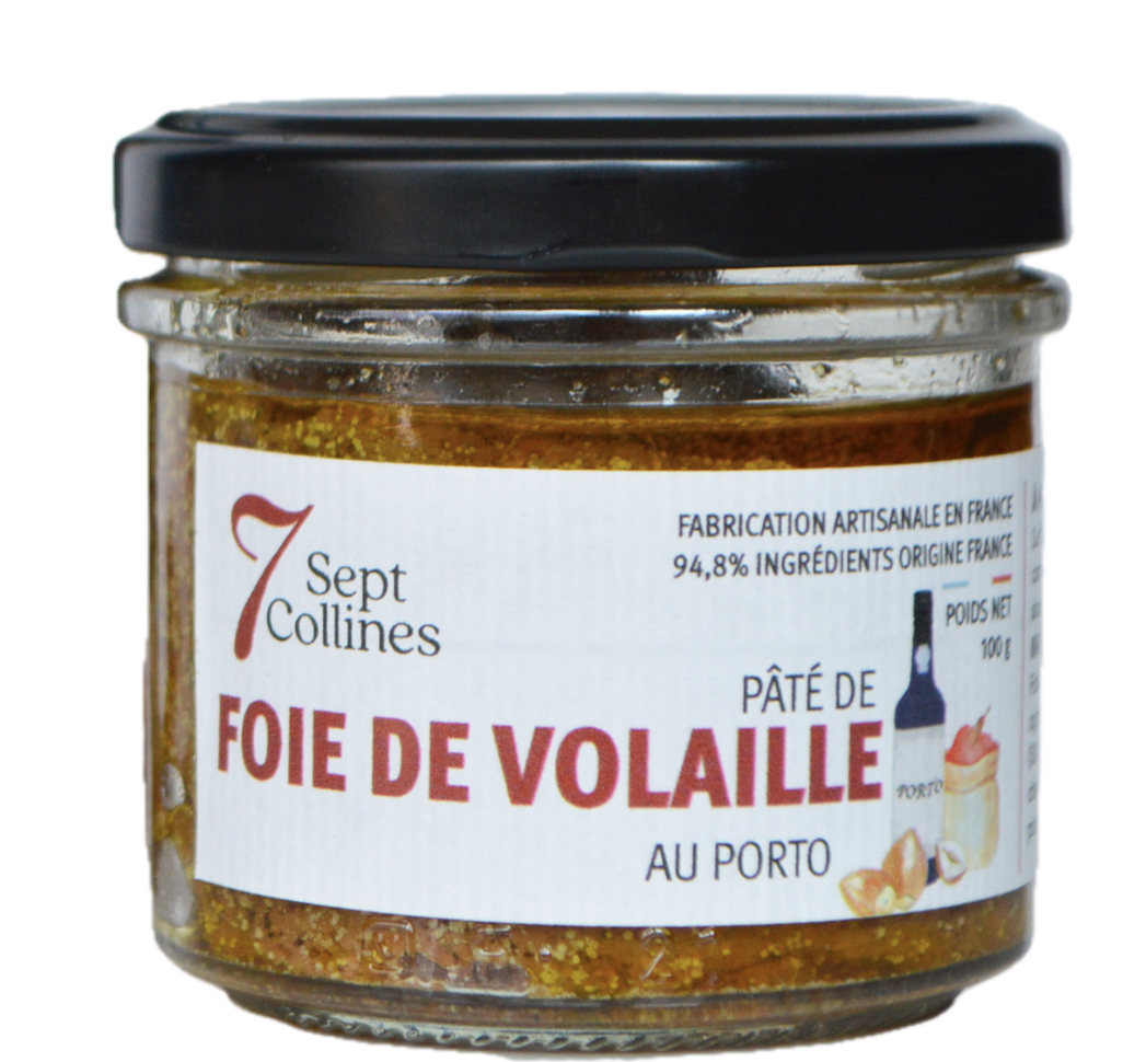 FOIE DE VOLAILLE AU PORTO 7 COLLINES 100G