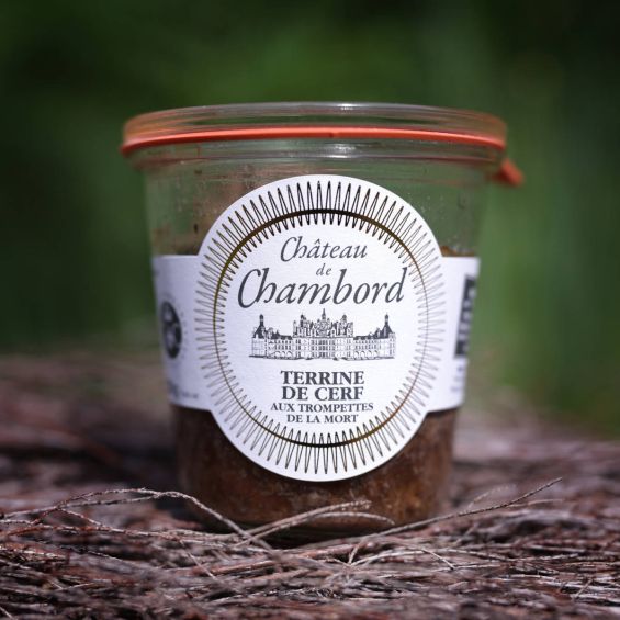 TERRINES DE CERF AUX TROMPETTES DE LA MORT 200G CHÂTEAU DE CHAMBORD
