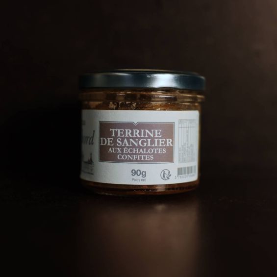 TERRINES DE SANGLIER AUX ÉCHALOTES CONFITES 90G CHÂTEAU DE CHAMBORD