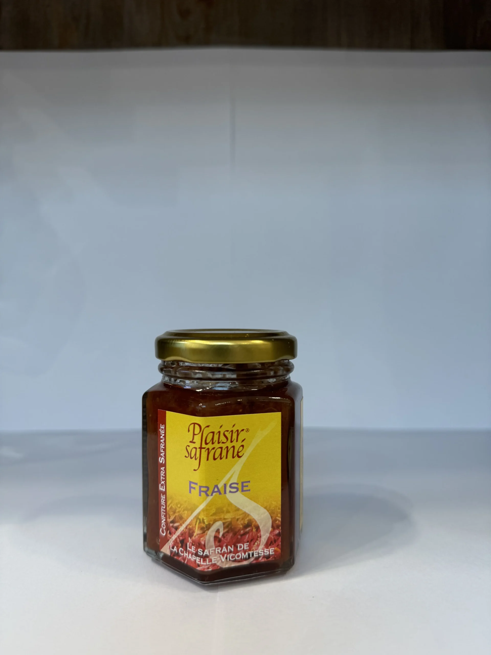 CONFITURE FRAISE SAFRANÉ 125G LA CHAPELLE VICOMTESSE