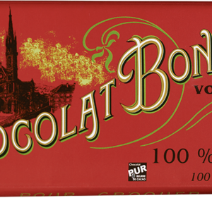 TABLETTE DE CHOCOLAT NOIR 100% CACAO