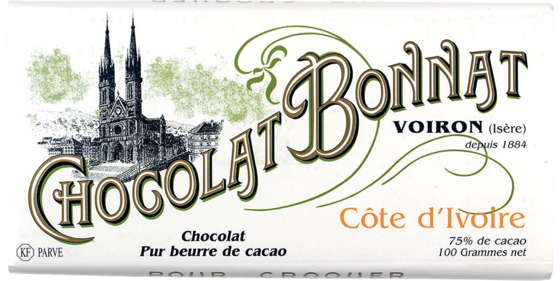 TABLETTE DE CHOCOLAT NOIR CÔTE D'IVOIRE 75%