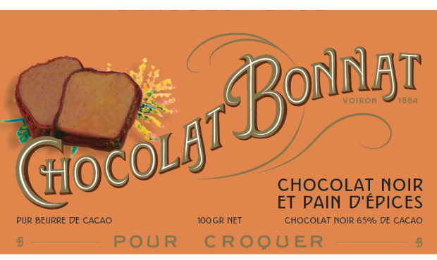 TABLETTE DE CHOCOLAT NOIR MORCEAUX PAIN D'ÉPICES