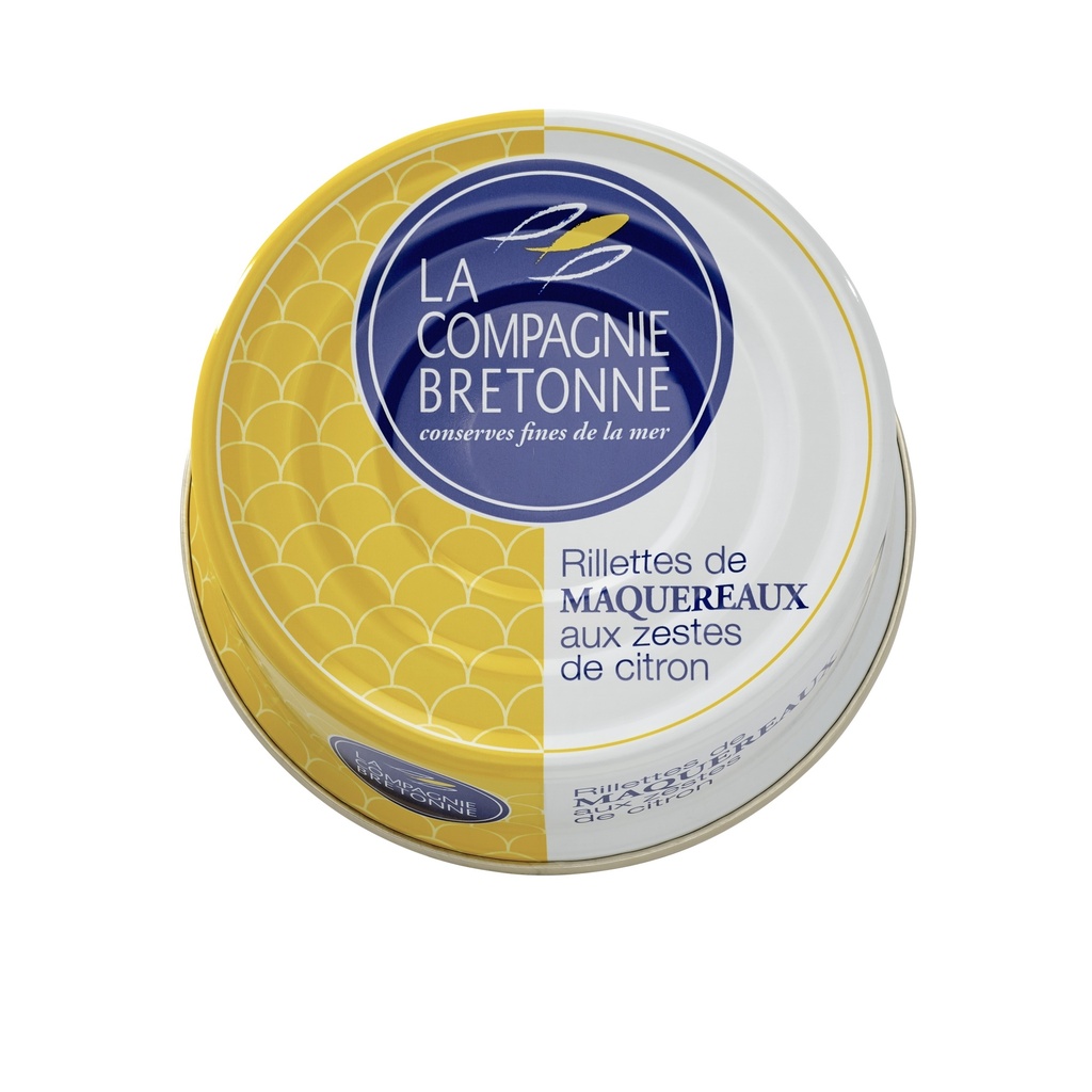 RILLETTE DE MAQUEREAUX CITRON 78G LA COMPAGNIE BRETONNE