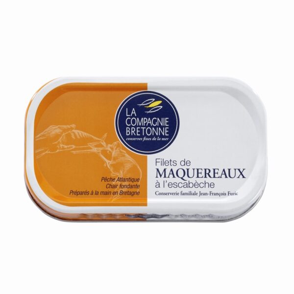 FILET DE MAQUEREAUX ESCABÈCHE LA COMPAGNIE BRETONNE 113g