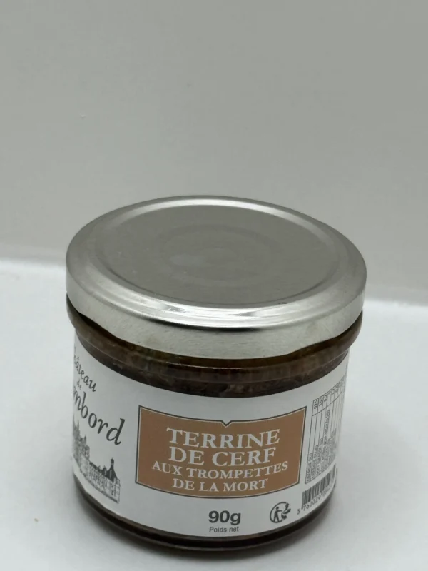 TERRINES DE CERF AUX TROMPETTES DE LA MORT 90G CHÂTEAU DE CHAMBORD