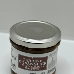 TERRINES DE SANGLIER AUX ÉCHALOTES CONFITES 90G CHÂTEAU DE CHAMBORD