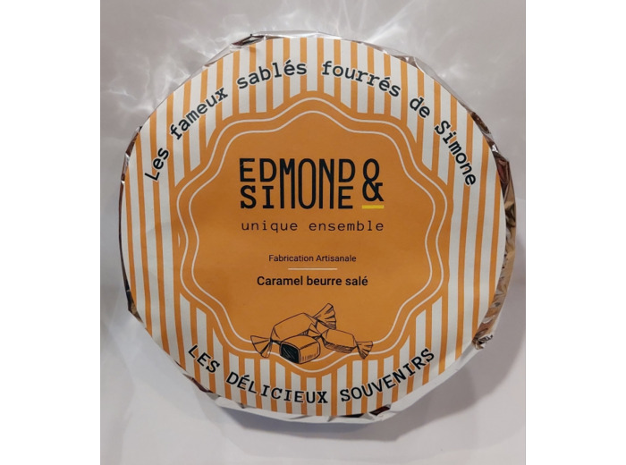 SABLÉS FOURRÉS CARAMEL BEURRE SALÉ 300G  EDMOND & SIMONE