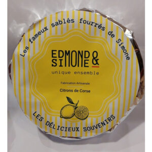 MINI SABLÉ CITRON DE CORSE 60G  EDMOND & SIMONE