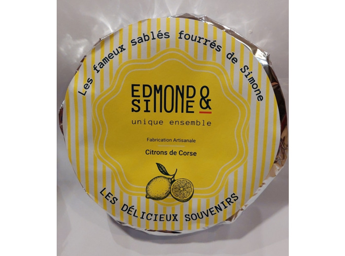 MINI SABLÉ CITRON DE CORSE 60G  EDMOND & SIMONE