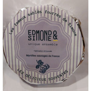 SABLÉS FOURRÉS MYRTILLES 300G  EDMOND & SIMONE
