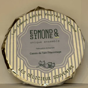 SABLÉS FOURRÉS CASSIS 300G  EDMOND & SIMONE