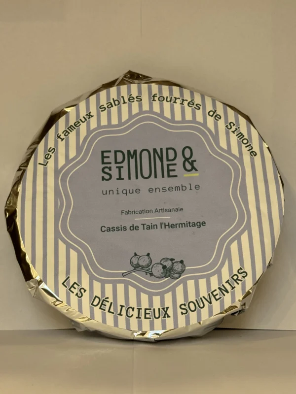 SABLÉS FOURRÉS CASSIS 300G  EDMOND & SIMONE