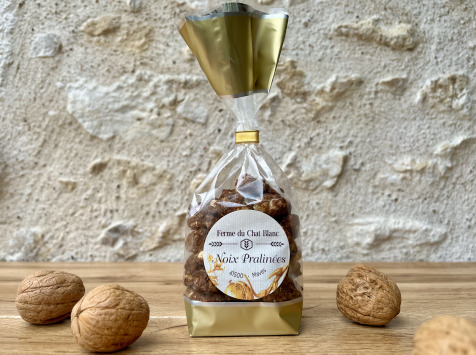 NOIX PRALINES BIO 130G LA FERME DU CHAT BLANC