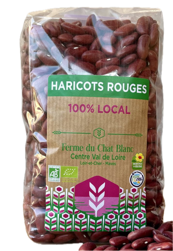 HARICOTS ROUGES BIO FERME DU CHAT 660G