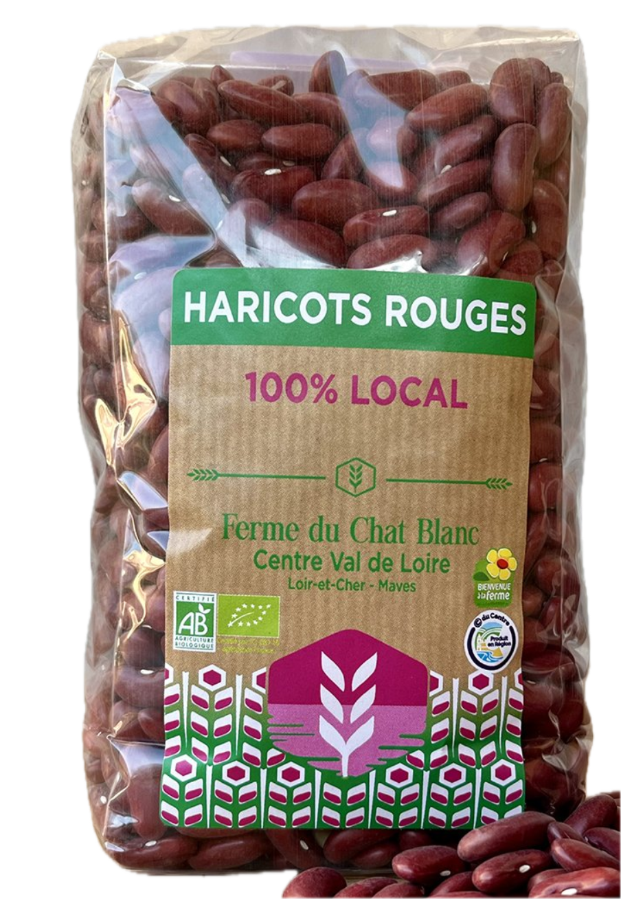 HARICOTS ROUGES BIO FERME DU CHAT 660G