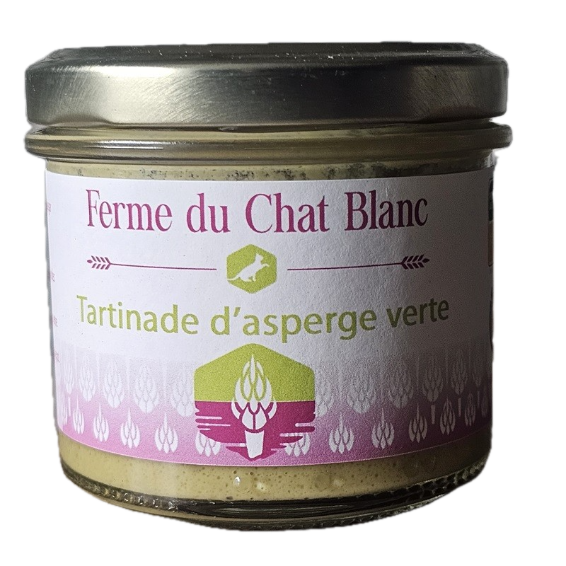 TARTINADE ASPERGE VERTE NATURE FERME DU CHAT 90G