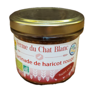 TARTINADE HARICOT ROUGE EPICES CHILI BIO FERME DU CHAT 90G