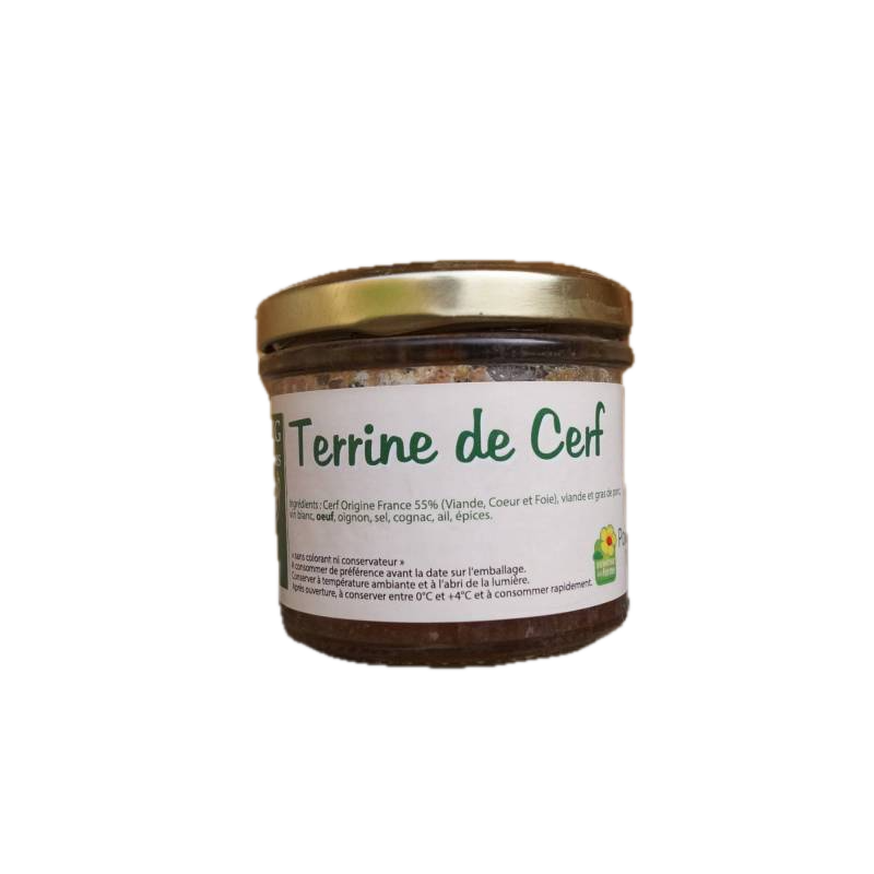 TERRINE DE CERF LA FERME DE L'ÉTANG 100G