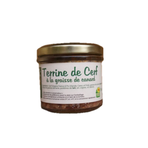 TERRINE DE CERF À LA GRAISSE DE CANARD LA FERME DE L'ÉTANG 100G
