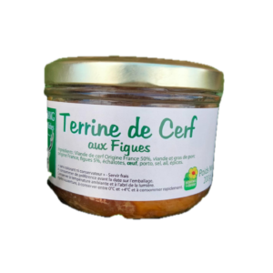 TERRINE DE CERF AUX FIGUES LA FERME DE L'ÉTANG 200G
