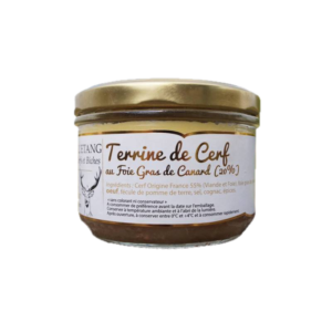 TERRINE DE CERF AU FOIE GRAS DE CANARD LA FERME DE L'ÉTANG 100G