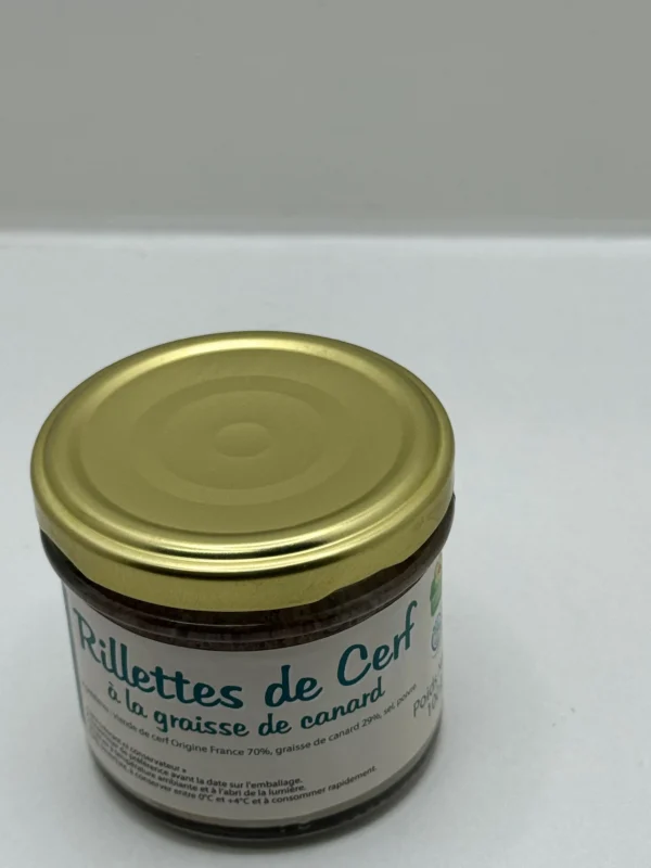 TERRINE DE CERF À LA GRAISSE DE CANARD LA FERME DE L'ÉTANG 100G