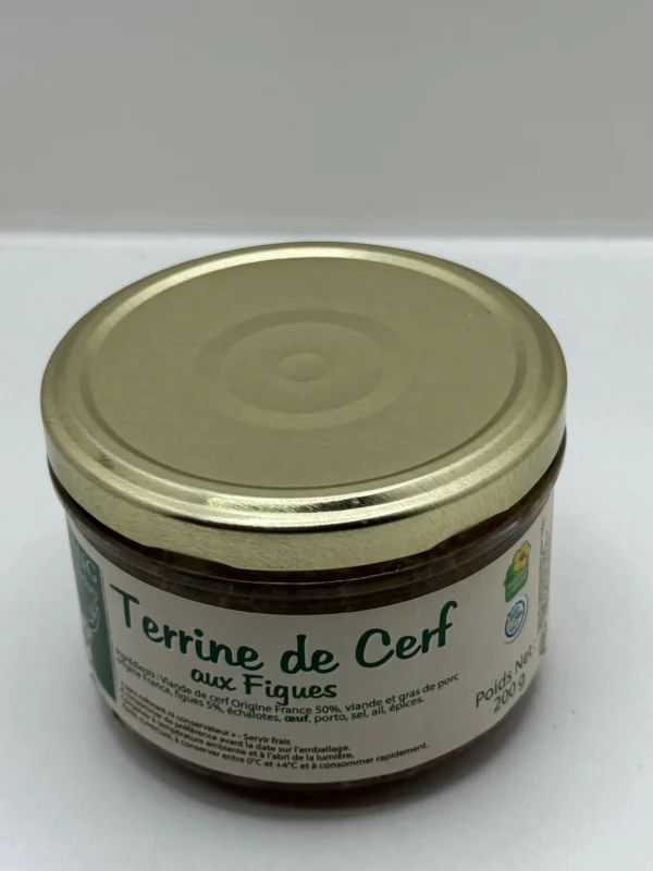 TERRINE DE CERF AUX FIGUES LA FERME DE L'ÉTANG 200G