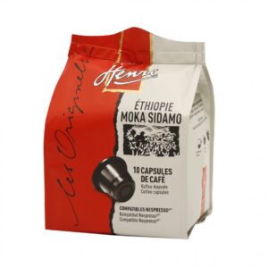 CAPSULES ÉTHIOPIE MOKA SIDAMO CAFÉ HENRI 10 PIÈCES