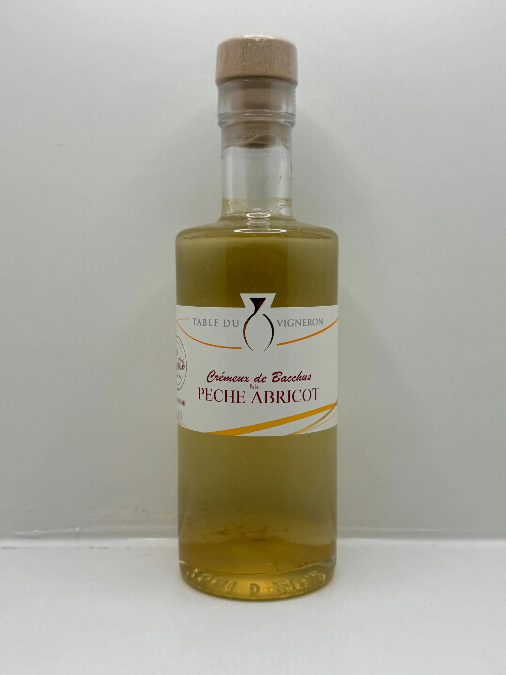 CREMEUX DE BACCHUS PÊCHE ABRICOT LES SANTOLINES 25CL