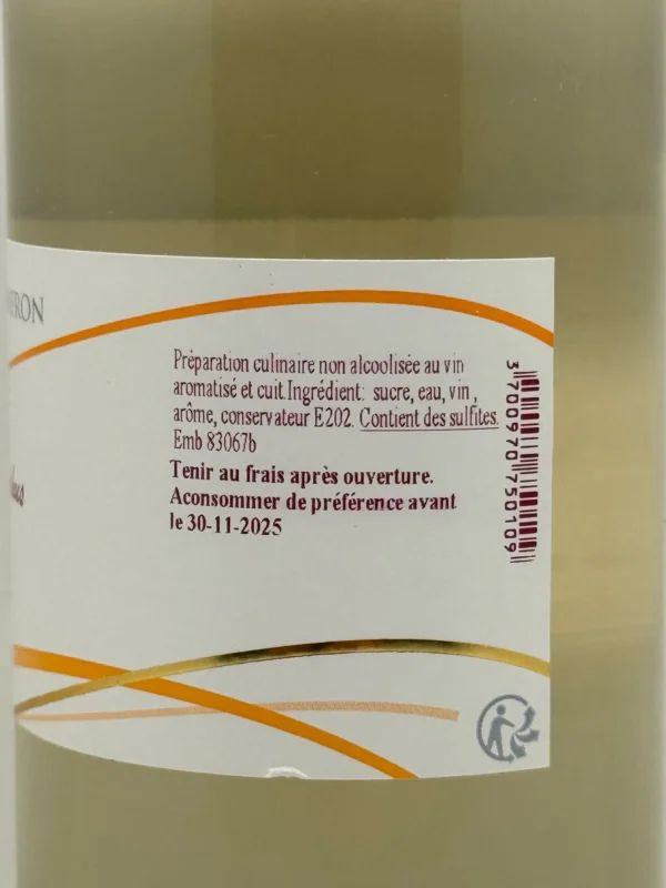 CREMEUX DE BACCHUS CITRON LES SANTOLINES 25CL – Image 2