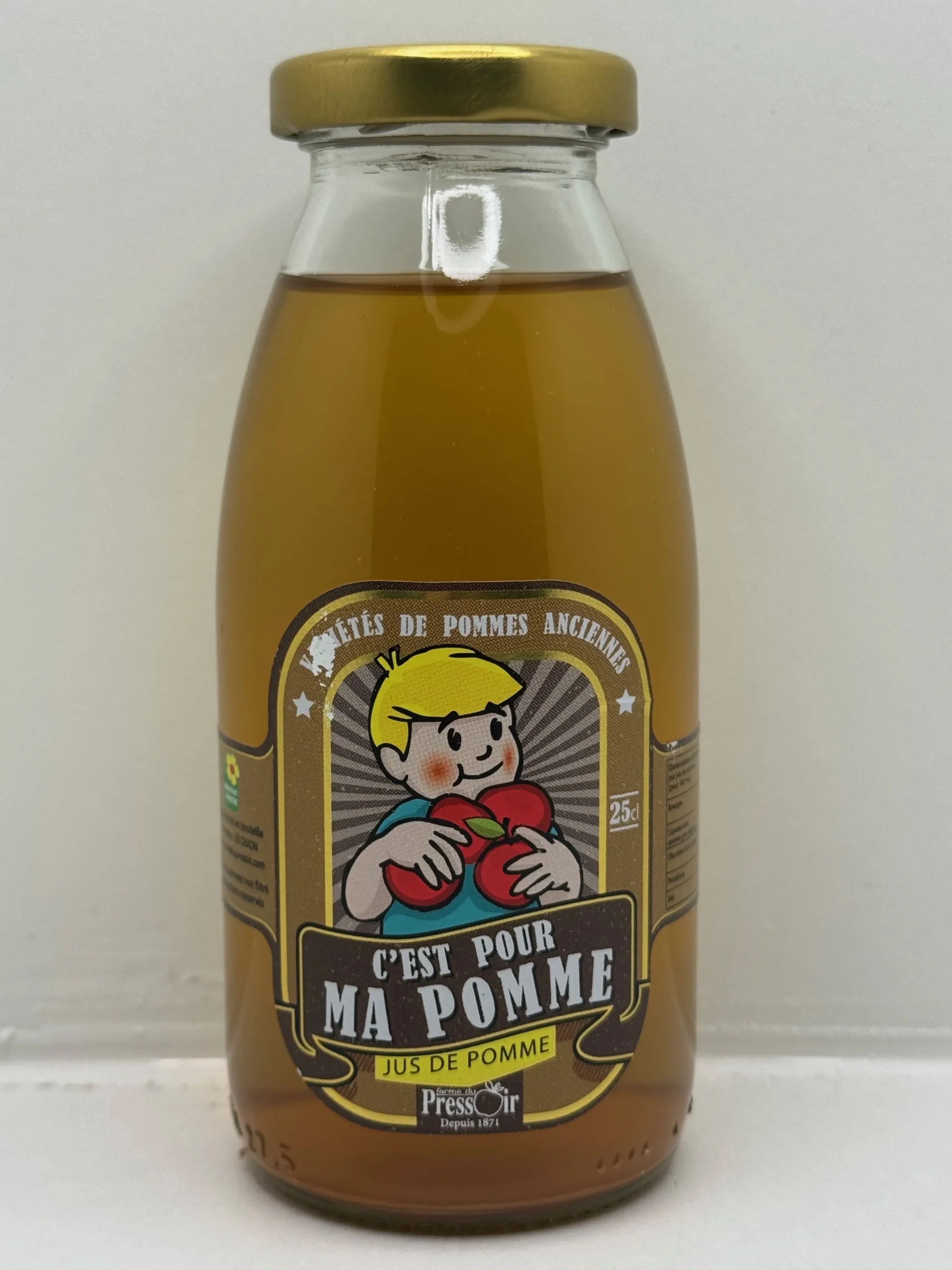 JUS DE POMME FERME DU PRESSOIR 25CL