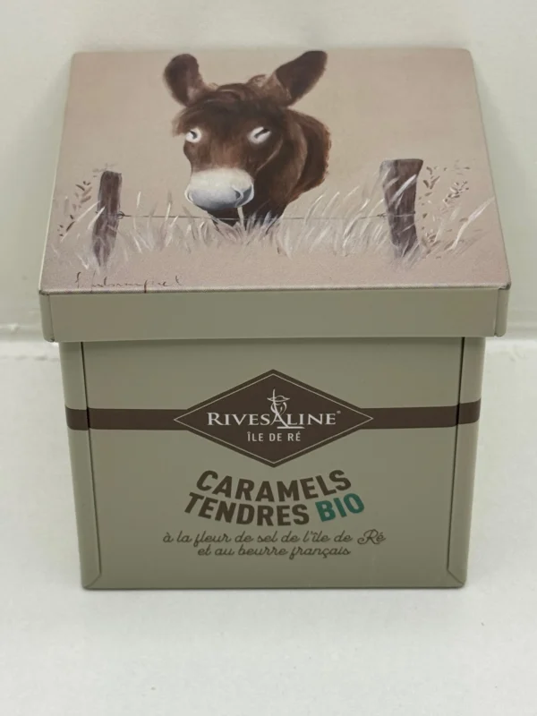 CARAMELS TENDRE BIO BOITE METAL 150G RIVESALINE