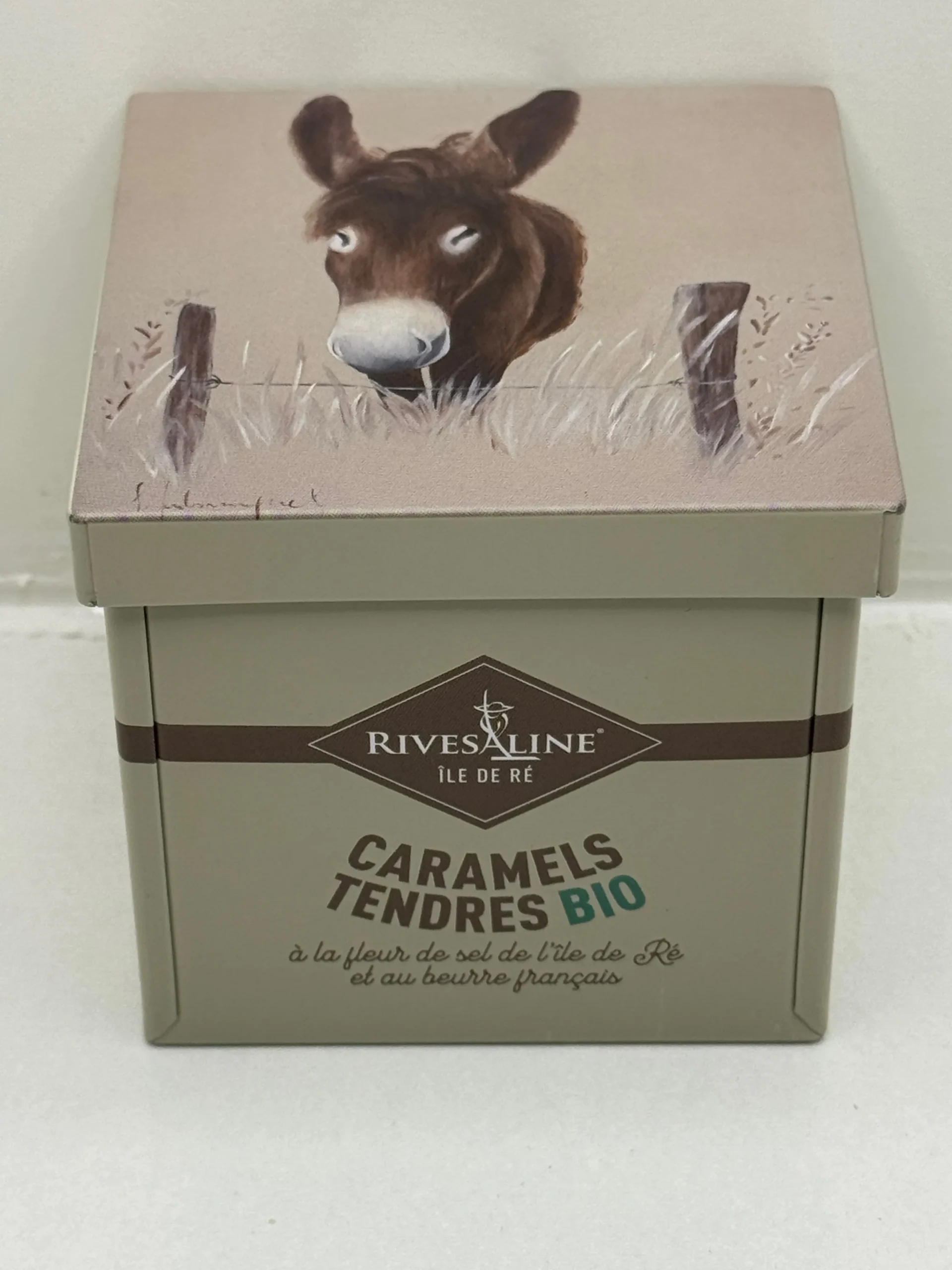 CARAMELS TENDRE BIO BOITE METAL 150G RIVESALINE