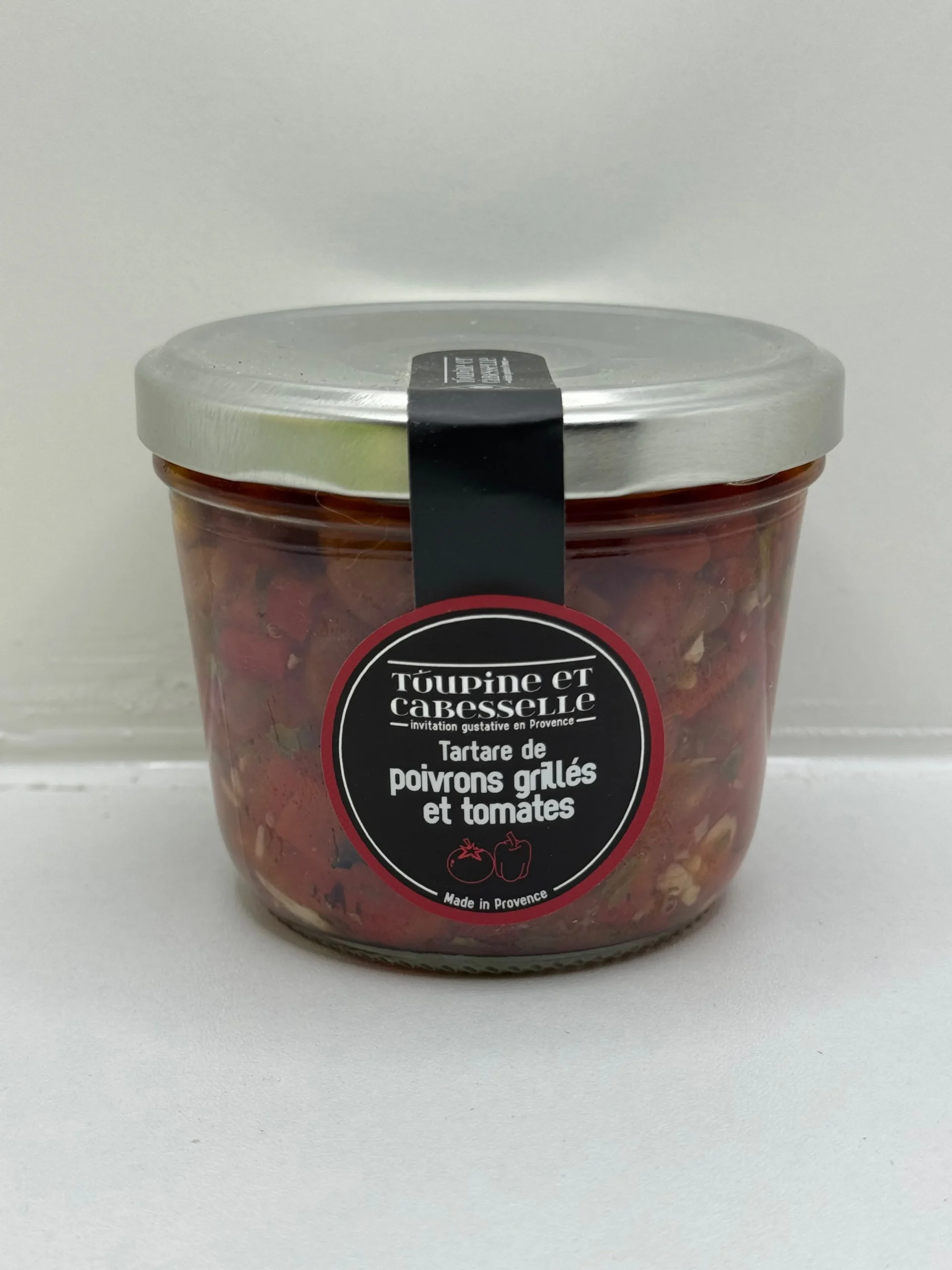 TARTARE DE POIVRONS GRILLÉS ET TOMATES 90G TOUPINE & CABESSELLES