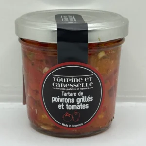 TARTARE DE POIVRONS GRILLÉS ET TOMATES 180G TOUPINE & CABESSELLES