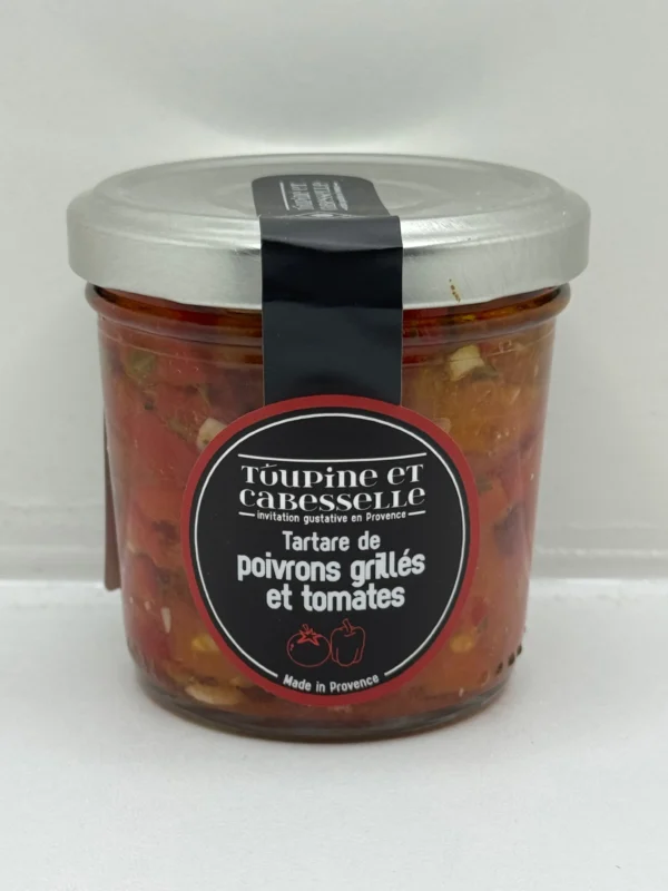 TARTARE DE POIVRONS GRILLÉS ET TOMATES 180G TOUPINE & CABESSELLES