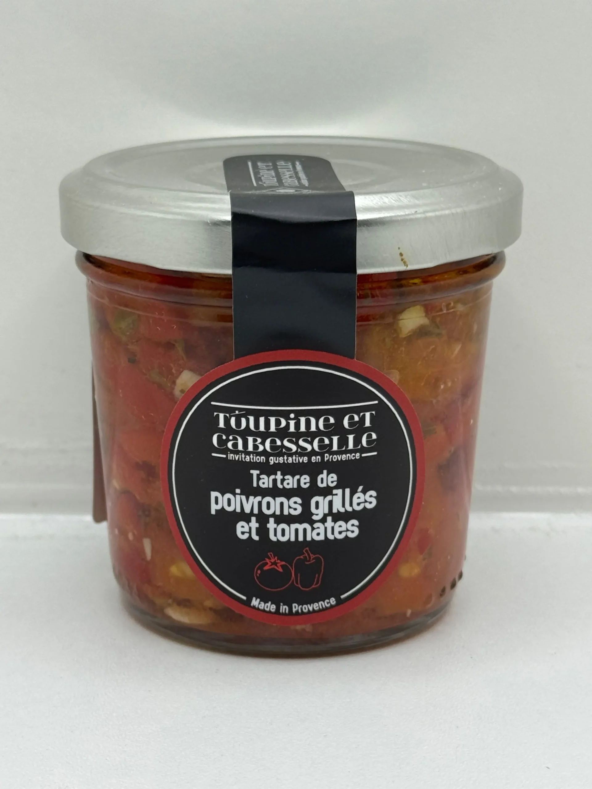 TARTARE DE POIVRONS GRILLÉS ET TOMATES 180G TOUPINE & CABESSELLES