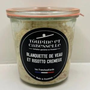 BLANQUETTE DE VEAU ET RISOTTO CRÉMEUX 400G