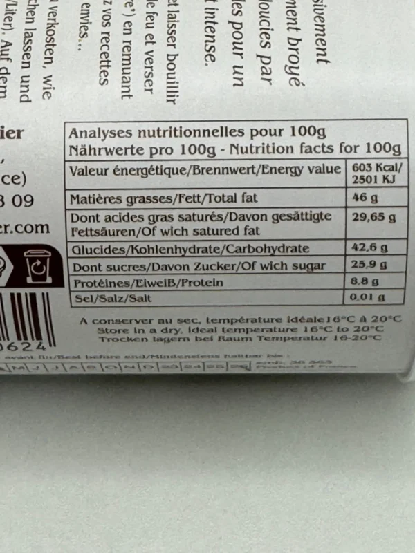 BOÎTE GOUTTES DE CHOCOLAT NOIR 80% CACAO – Image 2