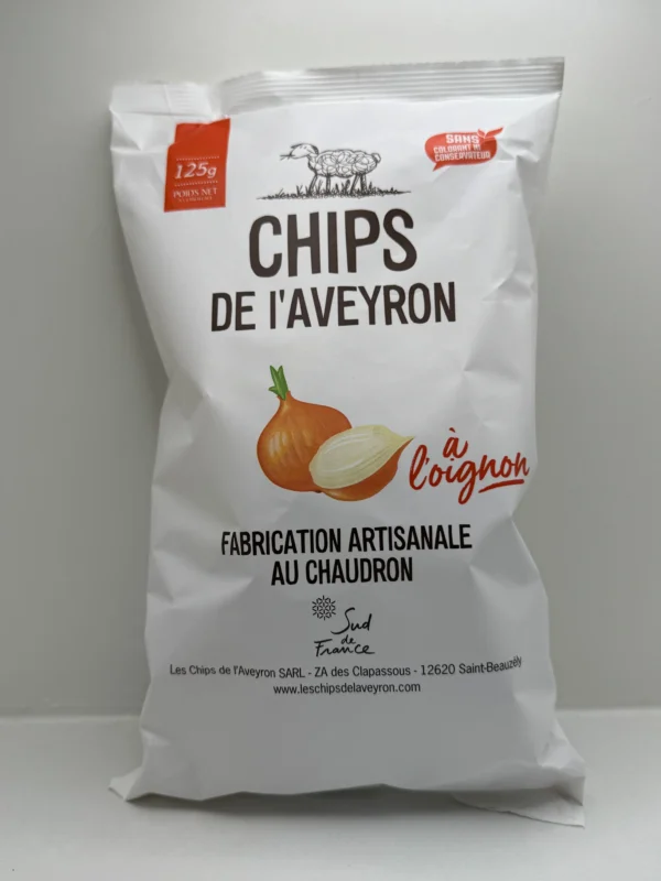 CHIPS À L'OIGNON CHIPS DE L'AVEYRON
