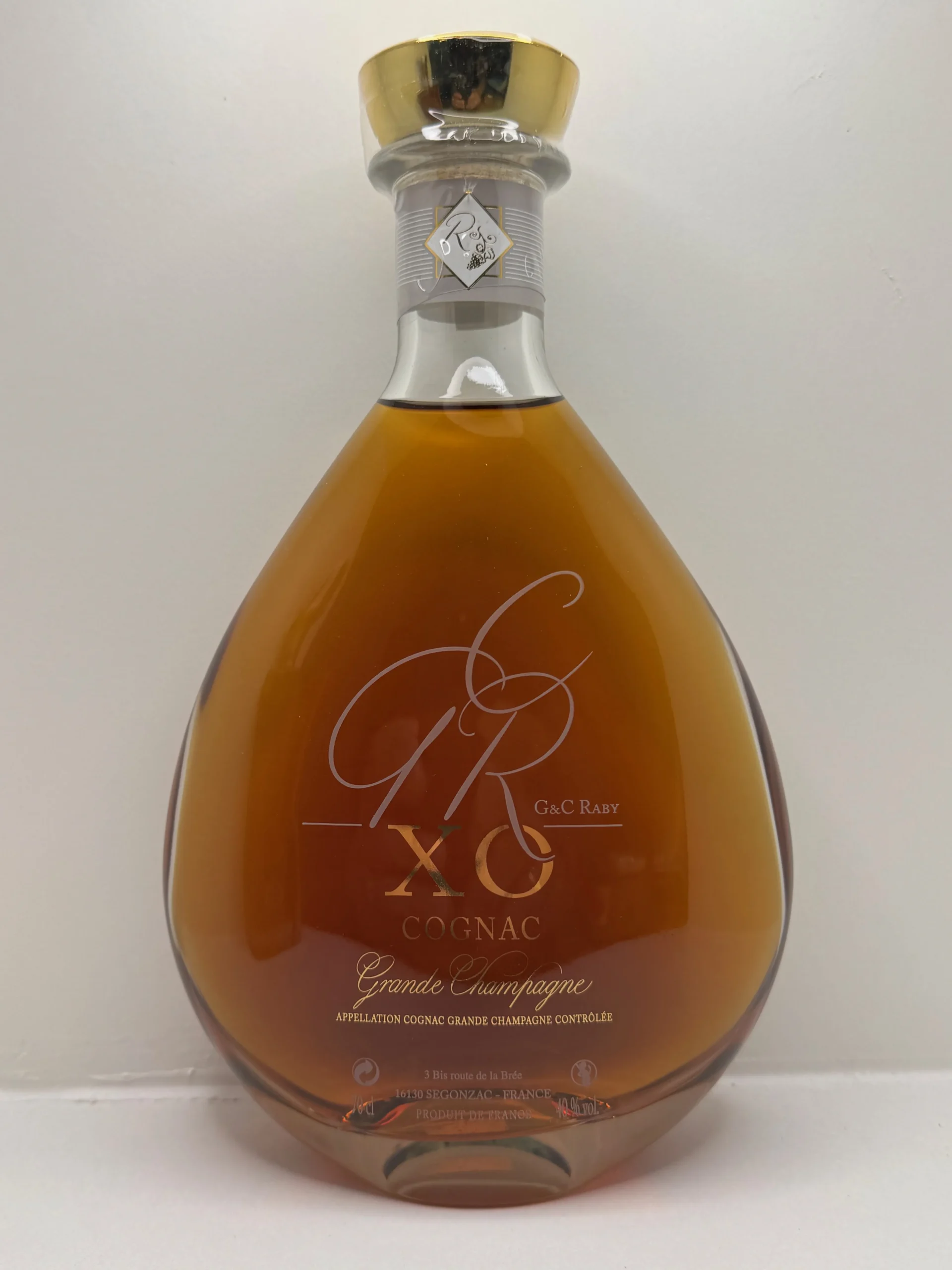 COGNAC XO 18 ANS D'AGE C & G RABY 70CL