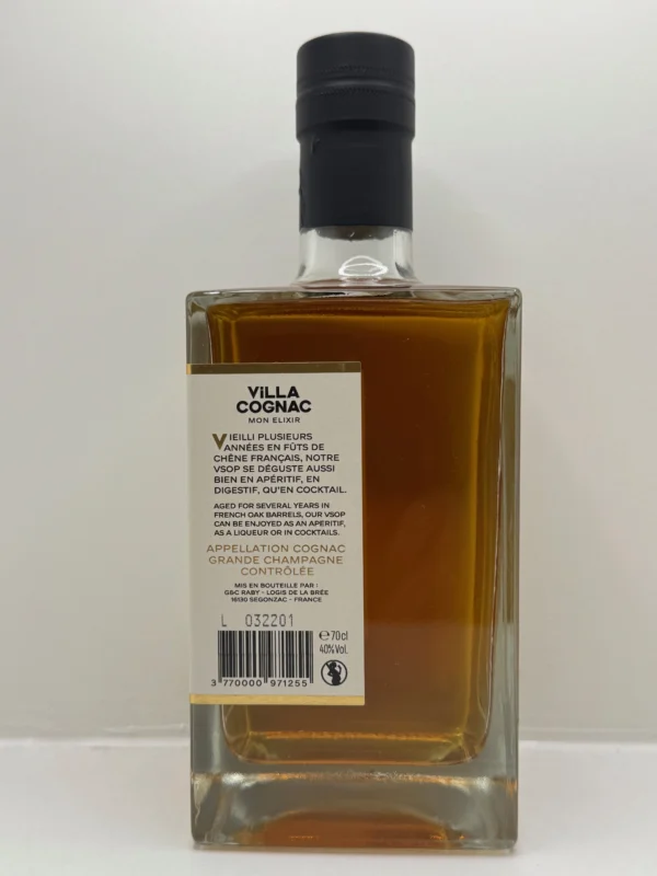 VSOP COGNAC VILLA 10 ANS D'AGE C & G RABY – Image 2