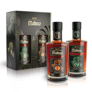 COFFRET RHUM MALTECO PANAMA 15 ET 25 ANS 40% BRUANT 2x20CL