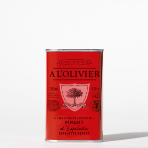 HUILE OLIVE PIMENT D’ESPELETTE 250ML A L'OLIVIER