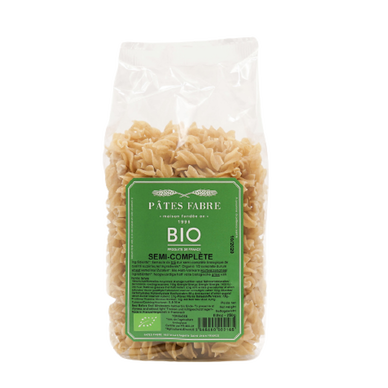 PÂTES BIO TORSADES SEMI COMPLÈTE FABRE 250g