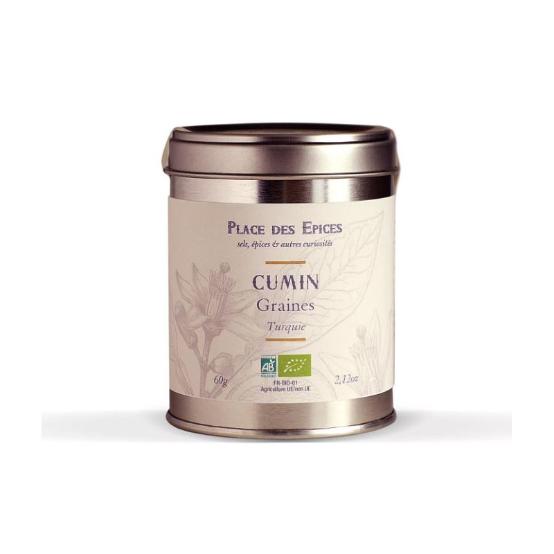 CUMIN GRAINES BIO 60G PLACE DES ÉPICES