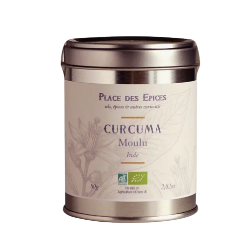 CURCUMA MOULU BIO 50G PLACE DES ÉPICES